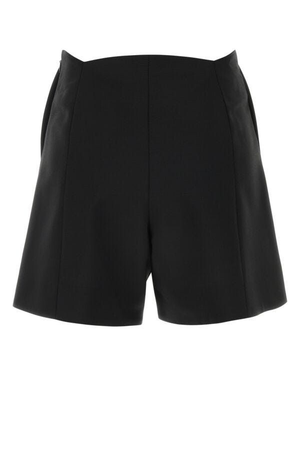 Givenchy Black Wool Blend Shorts Size 28" / US 6 / IT 42 - 4 Thumbnail