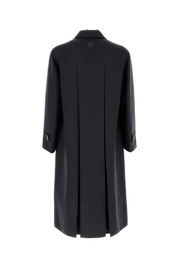 Fendi Charcoal Wool Blend Coat Size US M / EU 48-50 / 2 - 4 Thumbnail