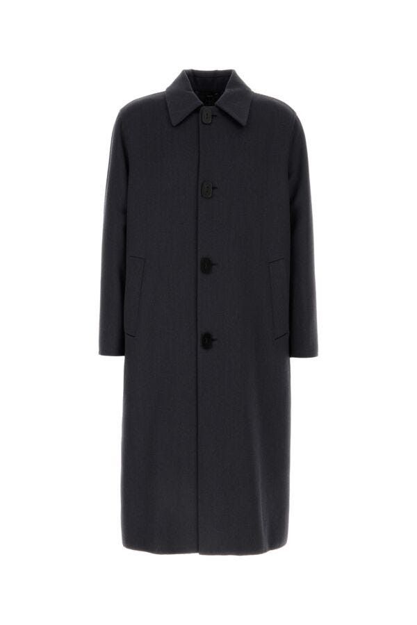 Fendi Charcoal Wool Blend Coat Size US M / EU 48-50 / 2 - 3 Thumbnail