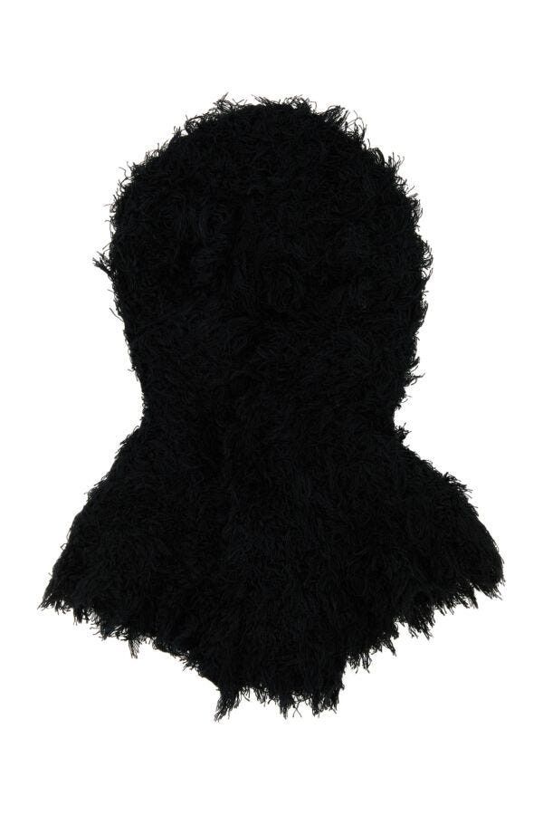 Kiko Kostadinov Black Silk Carla Balaclava Size ONE SIZE - 3 Thumbnail