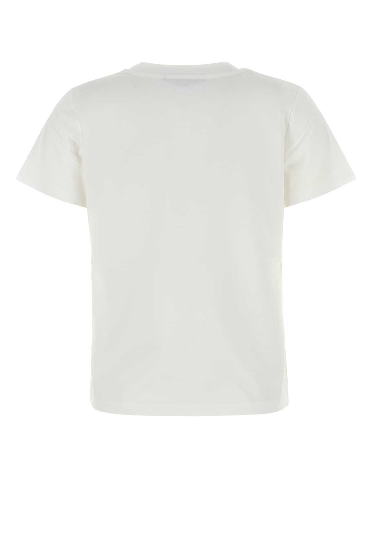 TATRAS White Cotton T-Shirt Size L / US 10 / IT 46 - 2 Thumbnail