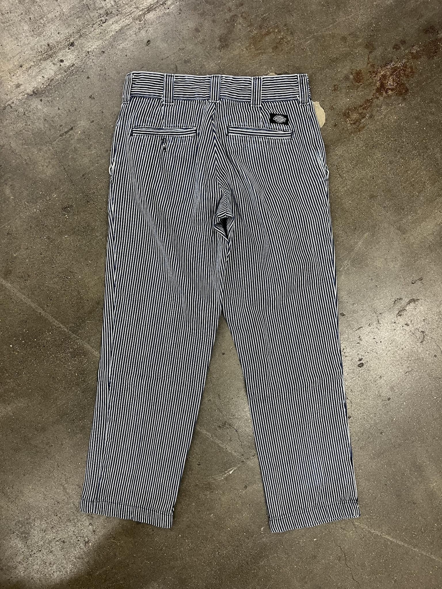Vintage Dickies Slim Fit Hickory Work Pants Size US 28 / EU 44 - 2 Thumbnail