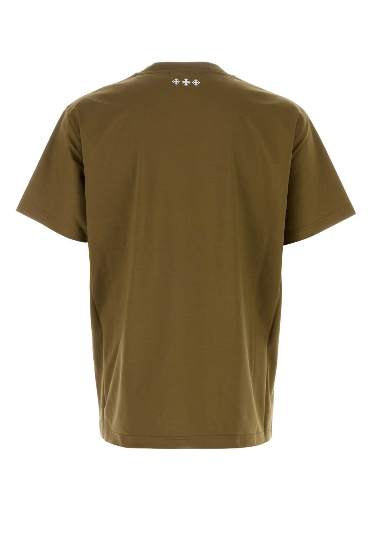 TATRAS Army Green Cotton T-Shirt Size US S / EU 44-46 / 1 - 2 Thumbnail