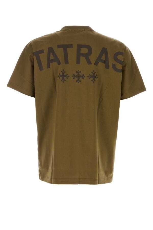 TATRAS Army Green Cotton T-Shirt Size US M / EU 48-50 / 2 - 4 Thumbnail