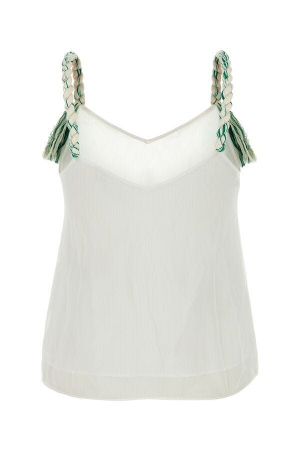 JW Anderson White Tulle Top Size XS / US 0-2 / IT 36-38 - 4 Thumbnail