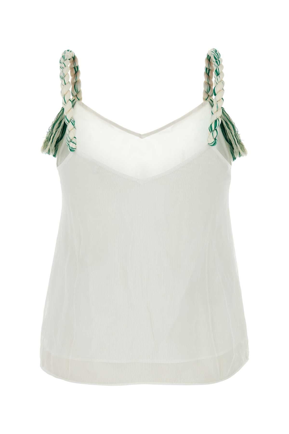 JW Anderson White Tulle Top Size XS / US 0-2 / IT 36-38 - 2 Thumbnail