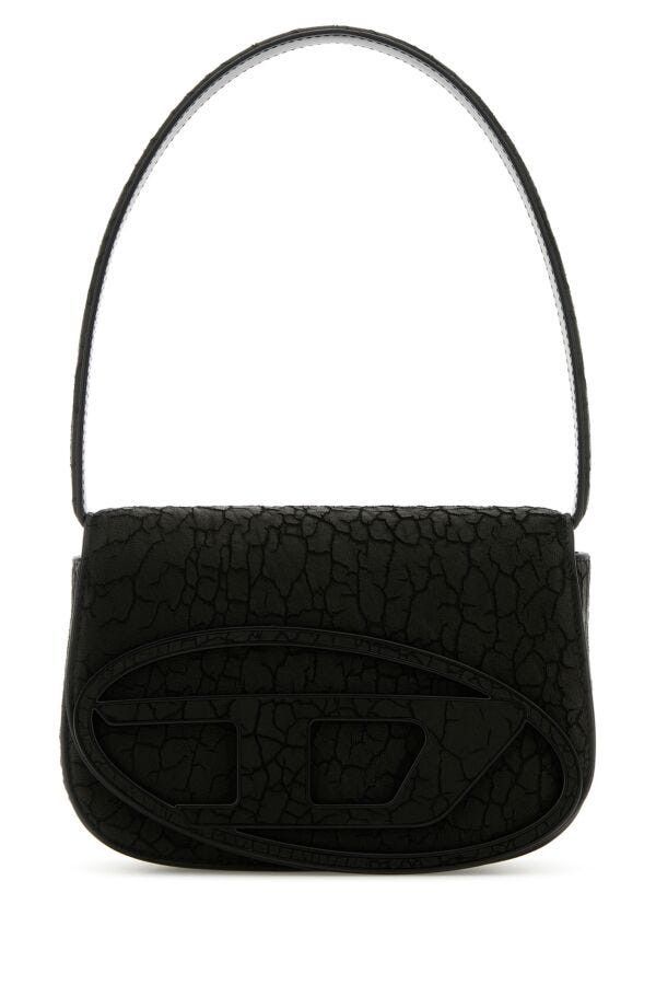 Diesel Black Leather 1Dr Shoulder Bag Size ONE SIZE - 3 Thumbnail