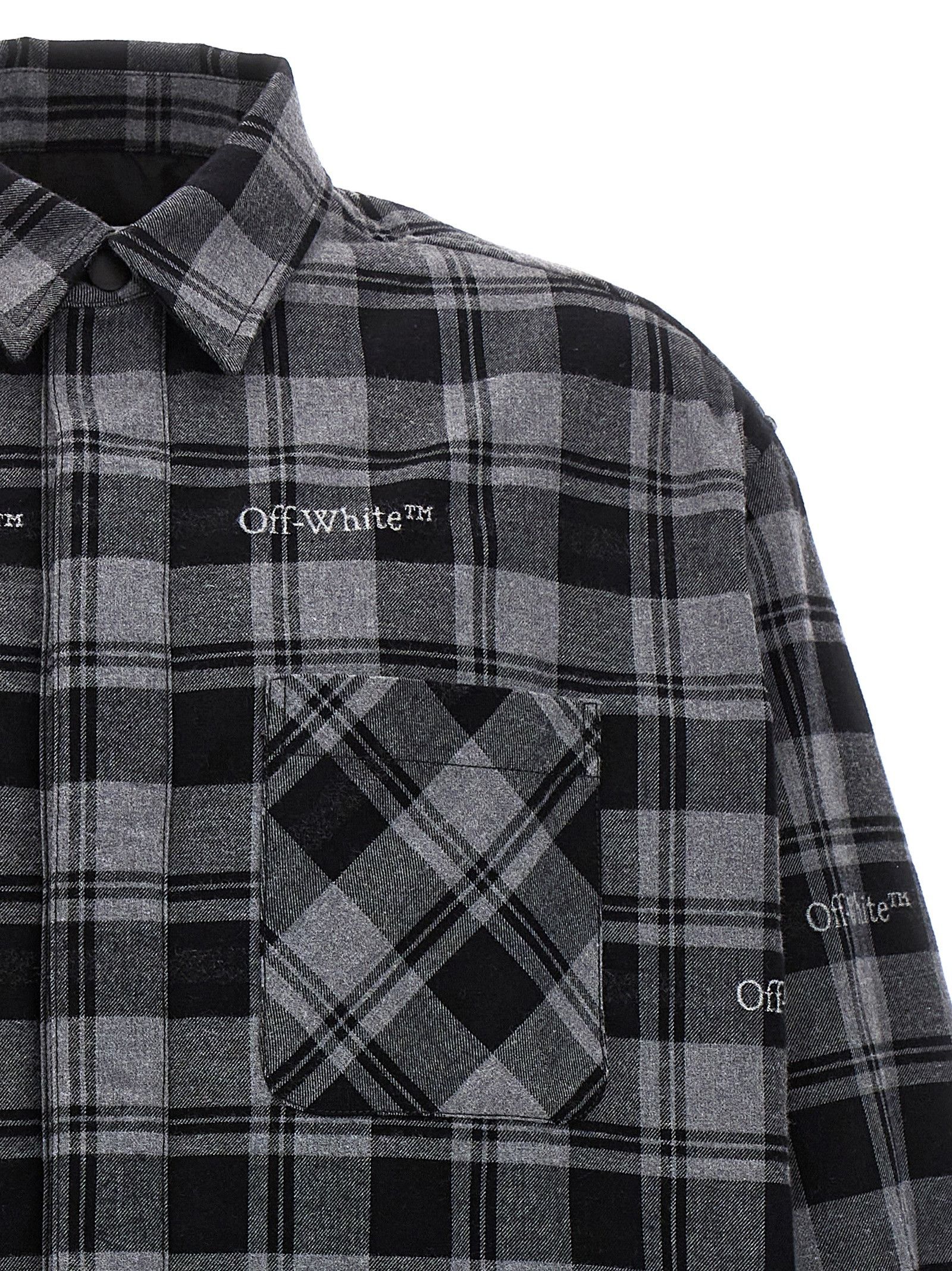 Off-White 'Check Flannel Padded' Jacket Size US XS / EU 42 / 0 - 3 Thumbnail