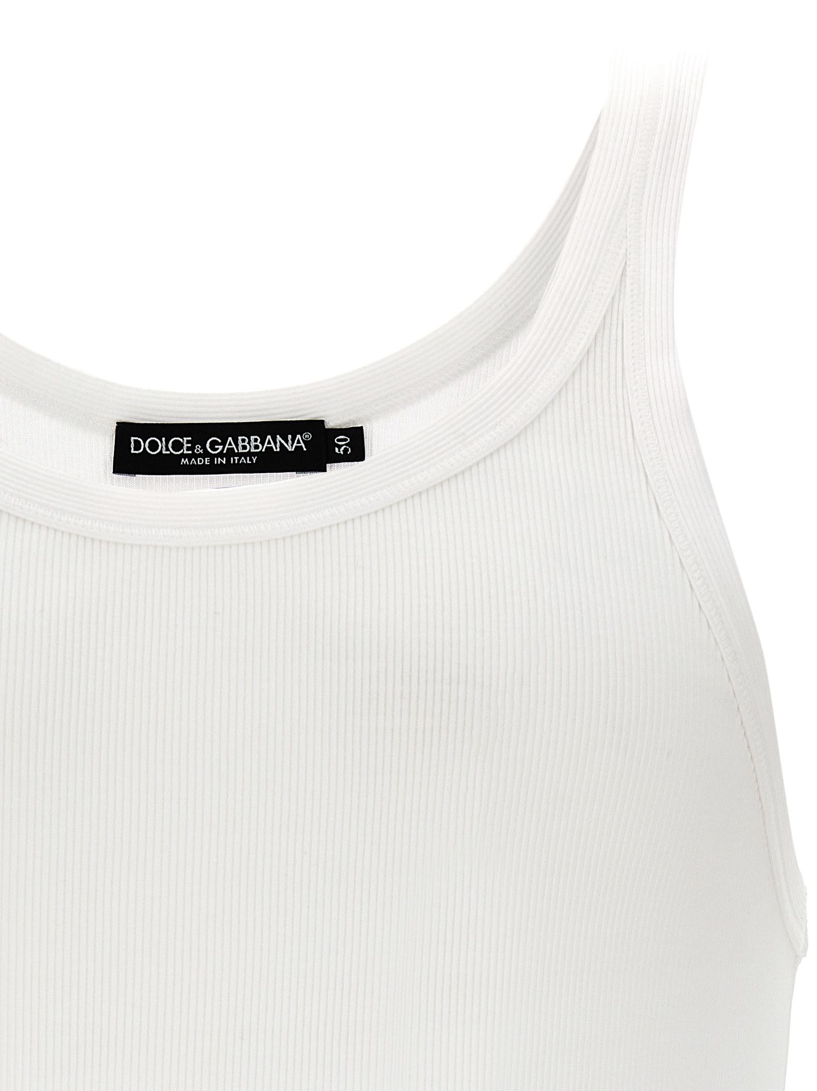 Dolce & Gabbana Ribbed Tank Top Size US M / EU 48-50 / 2 - 3 Thumbnail