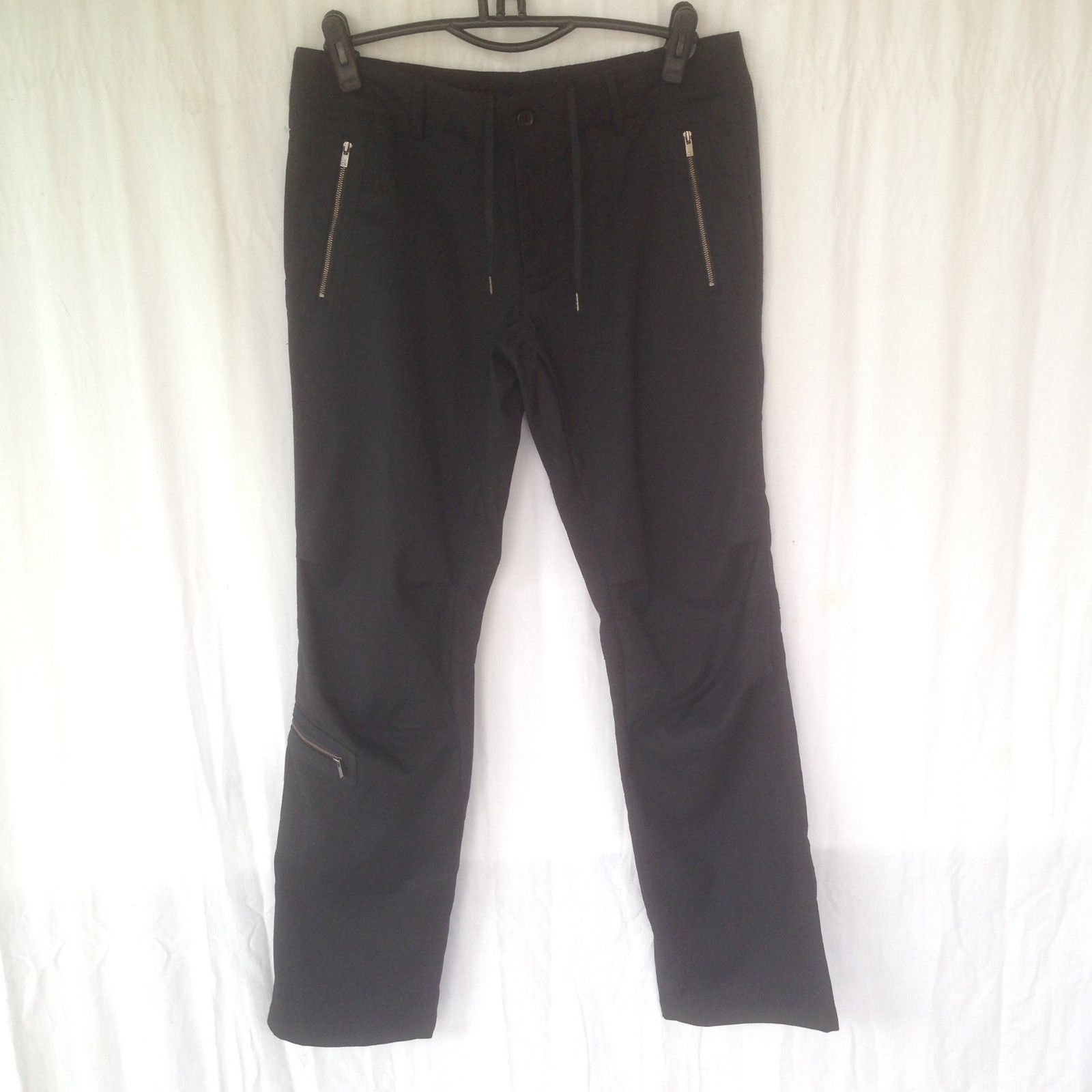 calvin klein zipper deconstruction pants