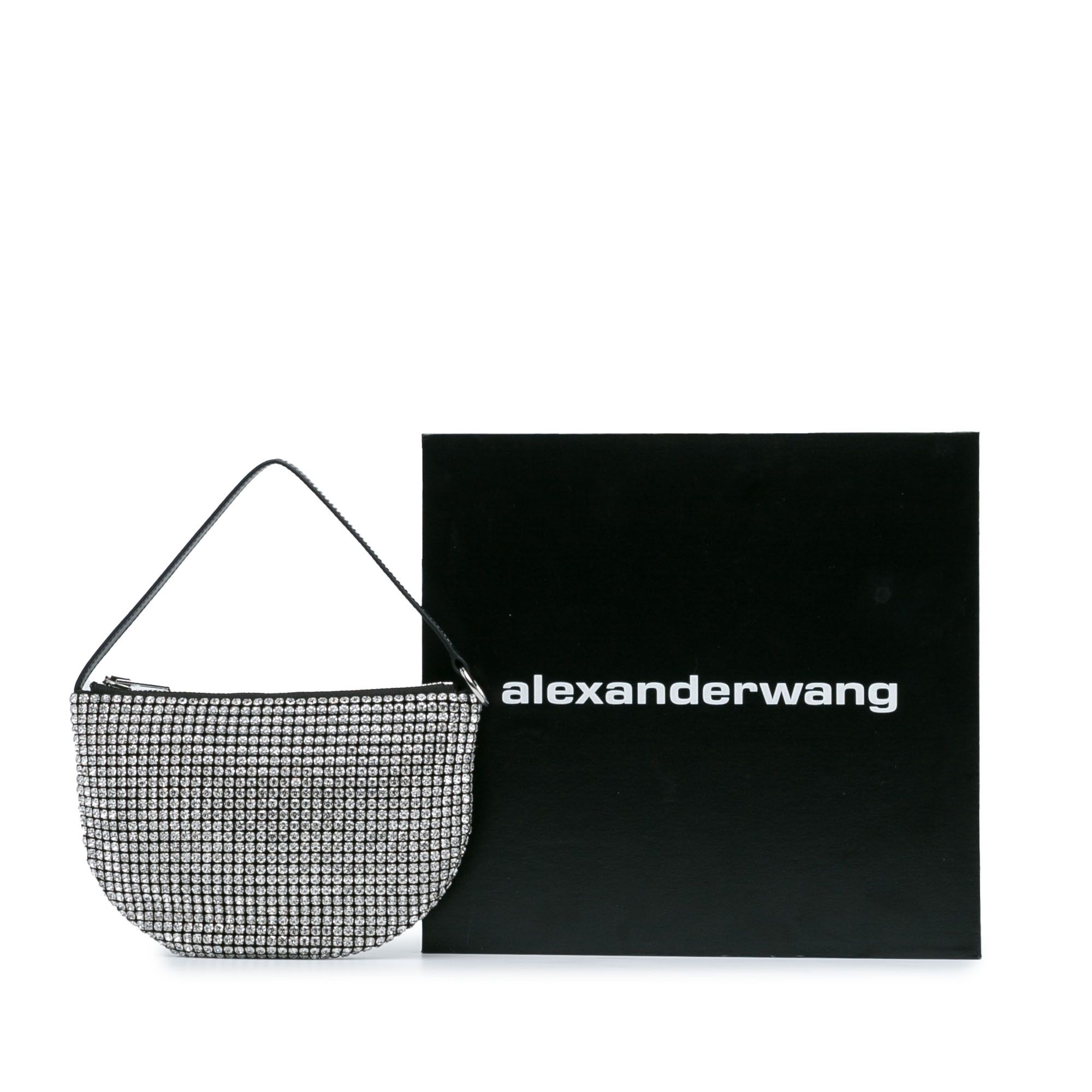 Alexander Wang Alexander Wang Mesh Crystal Wanglock Fortune Cookie Handbag Grailed