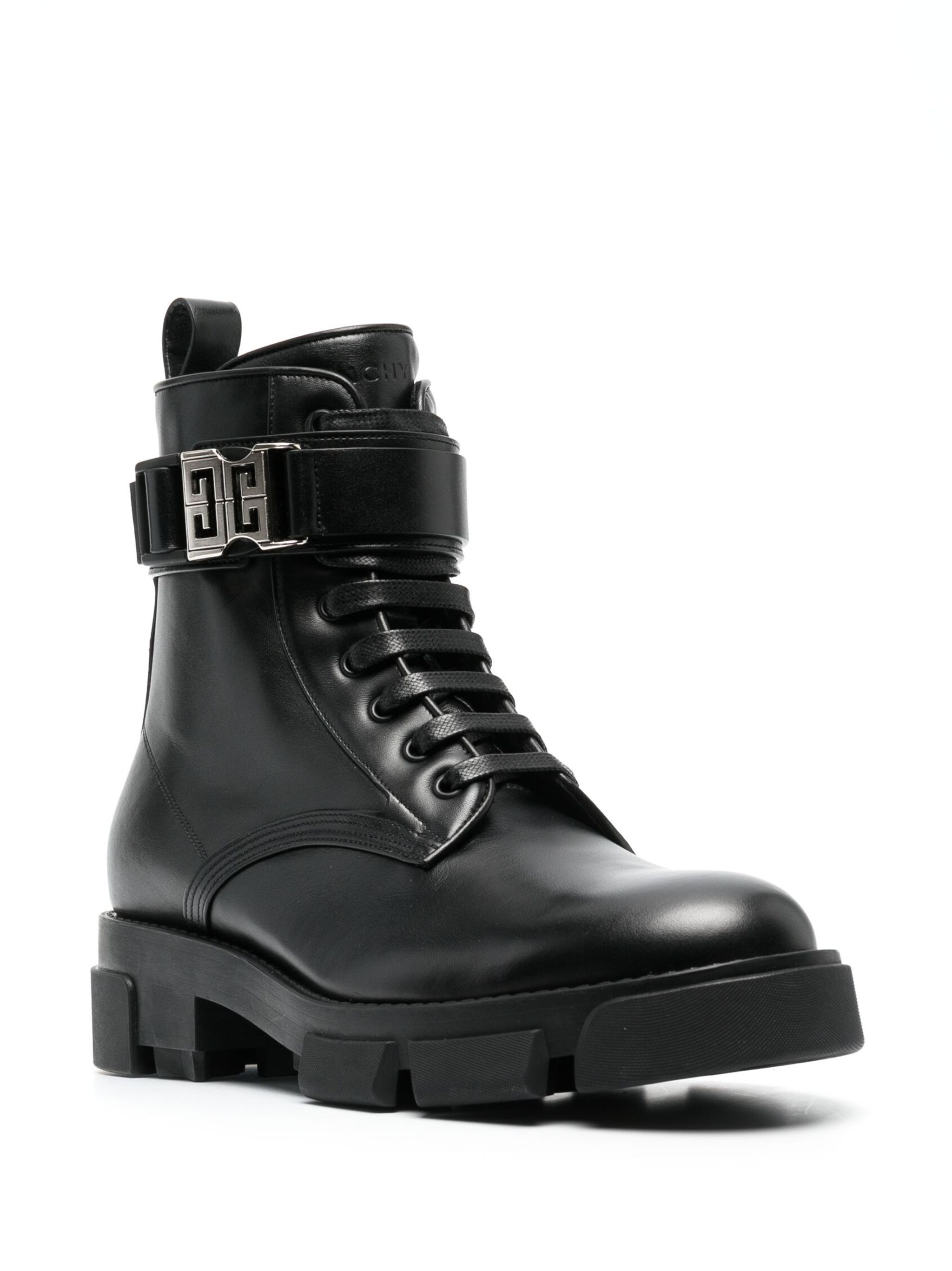 Givenchy Terra leather ankle boots with buckle Size US 7 / EU 40 - 2 Thumbnail