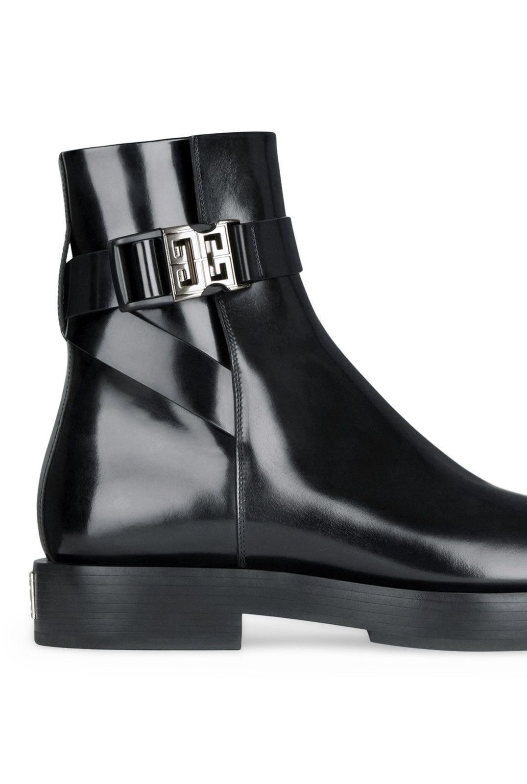 Givenchy Black Squared Ankle Boots Size US 9 / EU 42 - 2 Thumbnail