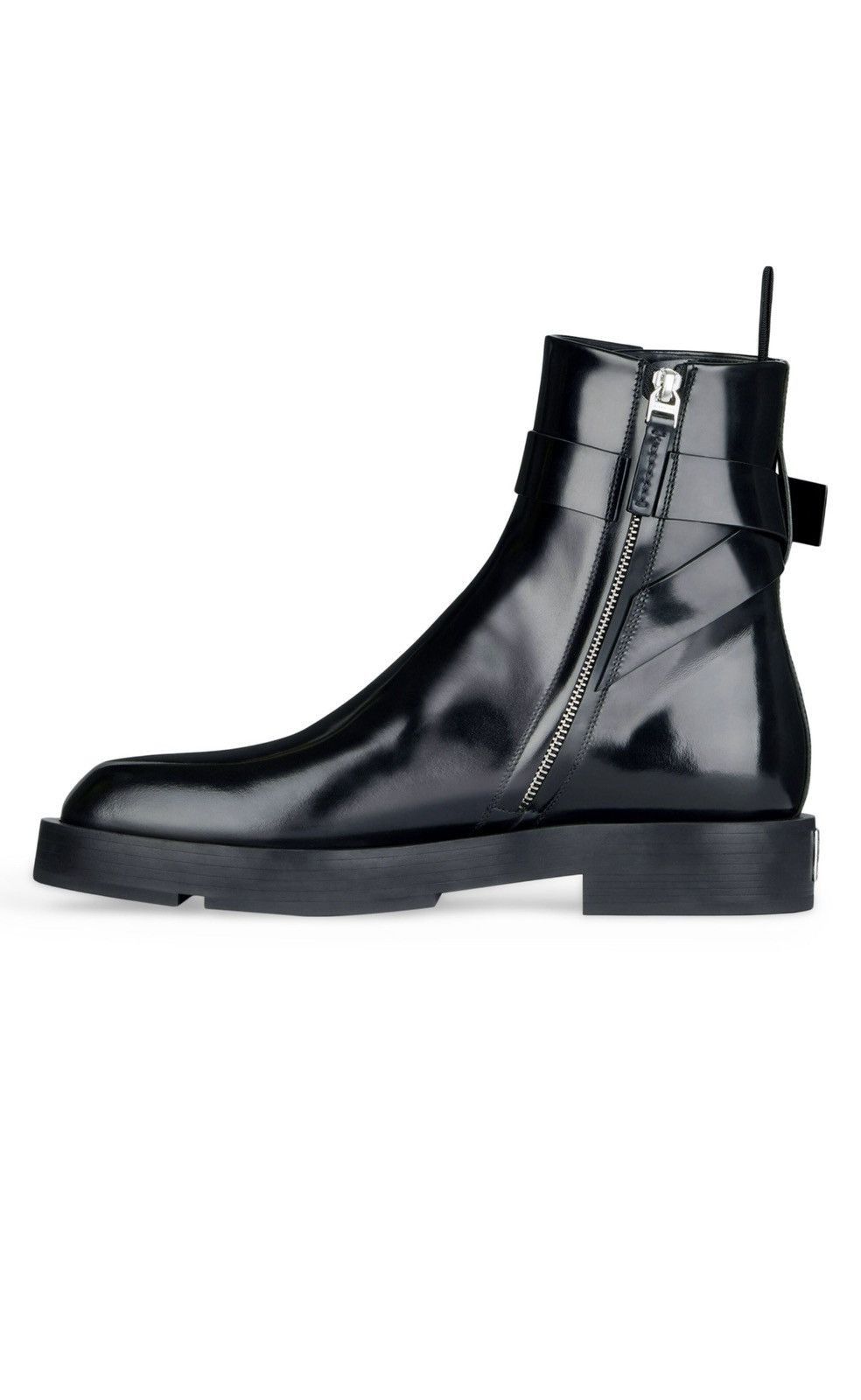 Givenchy Black Squared Ankle Boots Size US 12 / EU 45 - 3 Thumbnail