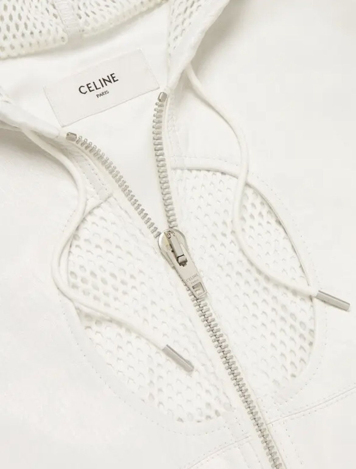 Celine Jacket with mesh inserts in soft lambskin Size US M / EU 48-50 / 2 - 3 Thumbnail