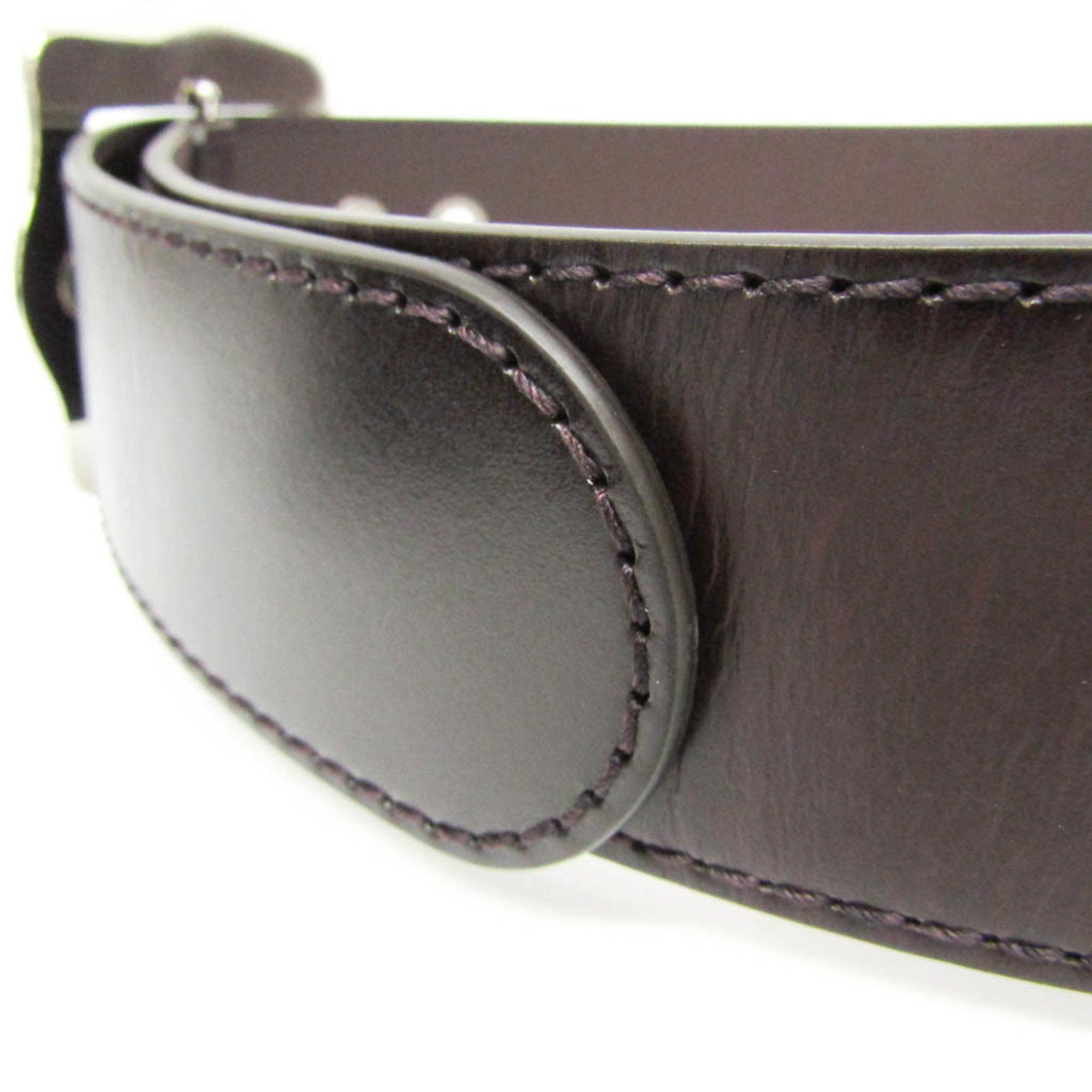 Gucci Gucci Square Buckle 650024 Men,Women Leather Standard Belt Brown 75 Size ONE SIZE - 7 Thumbnail