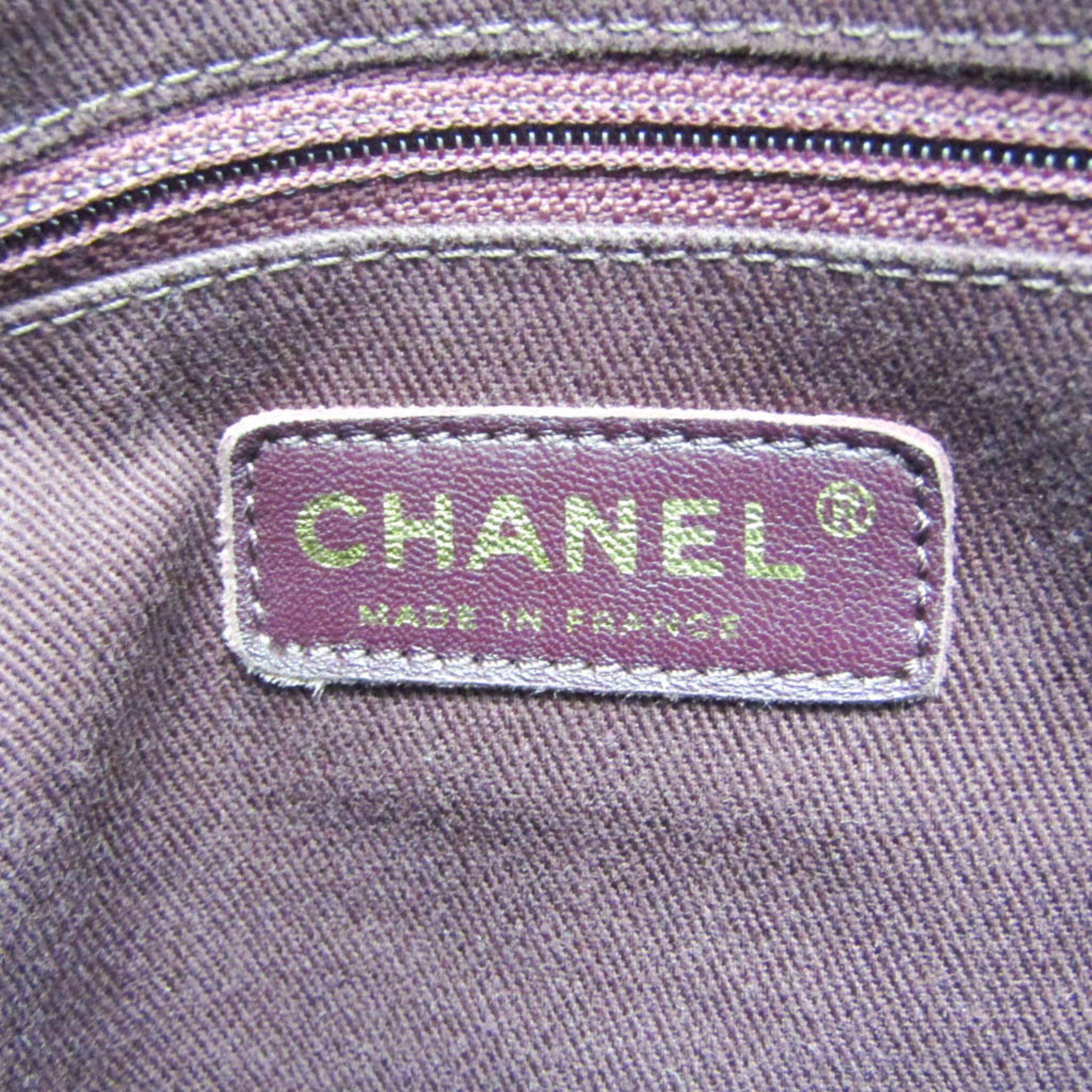 Chanel Chanel Matelasse Chain Women's Grained Calfskin Tote Bag Black,Navy Size ONE SIZE - 16 Thumbnail