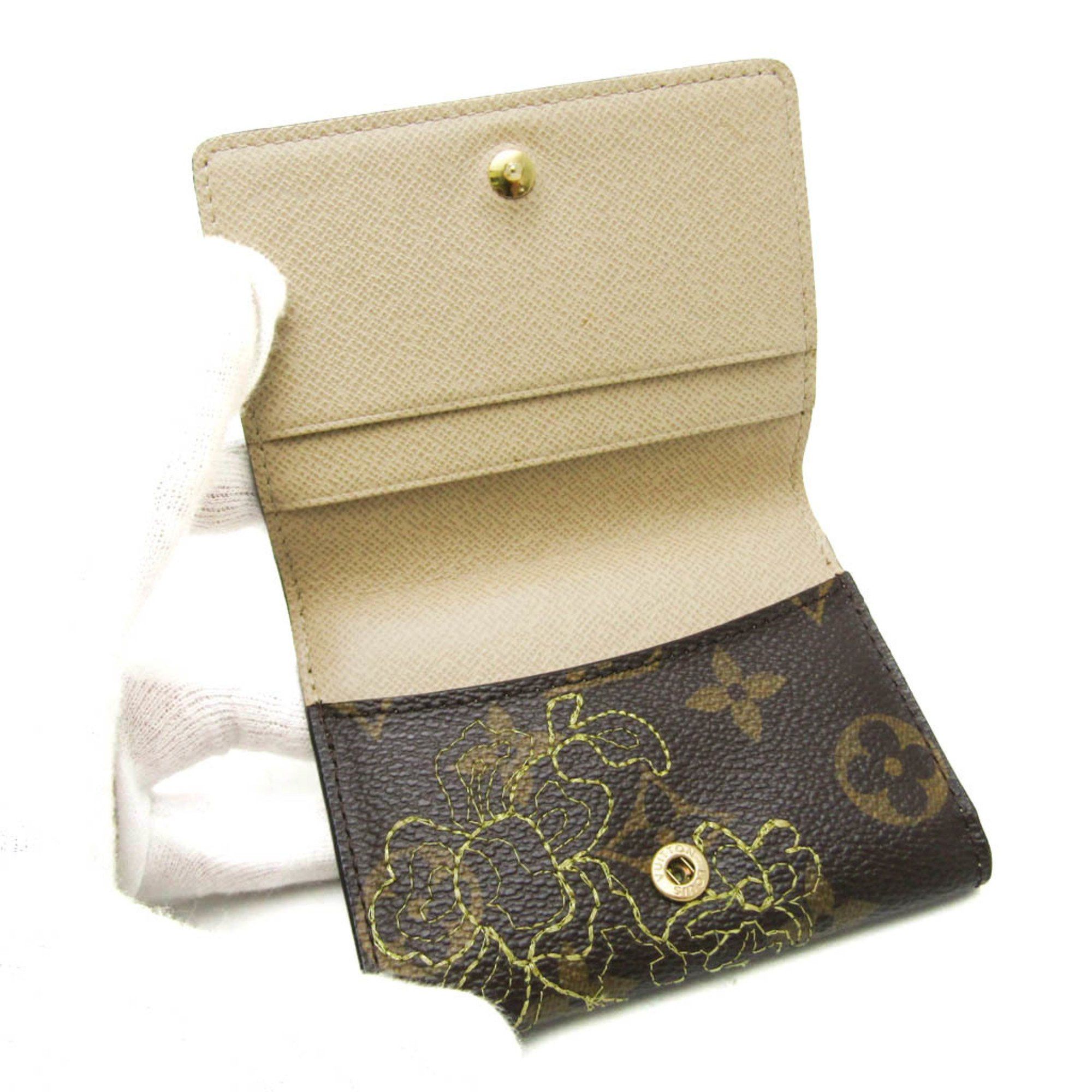 Louis Vuitton Louis Vuitton Monogram Dentelle Ludlow M95391 Men,Women Monogram Coin Purse/coin Case Brown,Gold Size ONE SIZE - 3 Thumbnail
