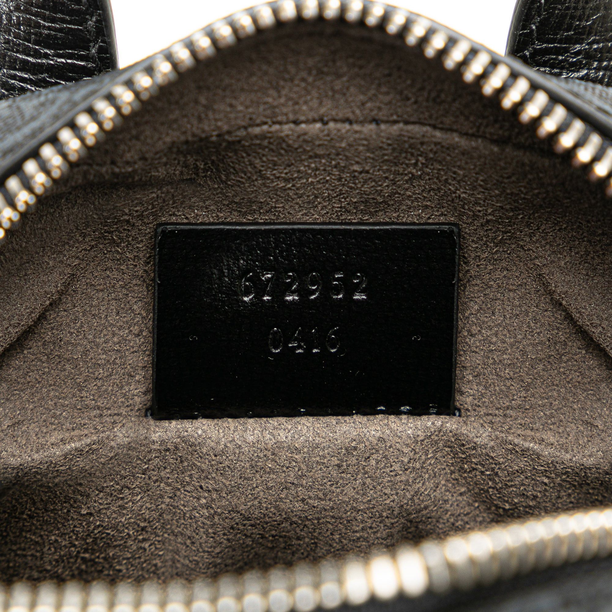 Gucci Gucci Mini GG Supreme Interlocking G Crossbody Gray Size ONE SIZE - 7 Thumbnail