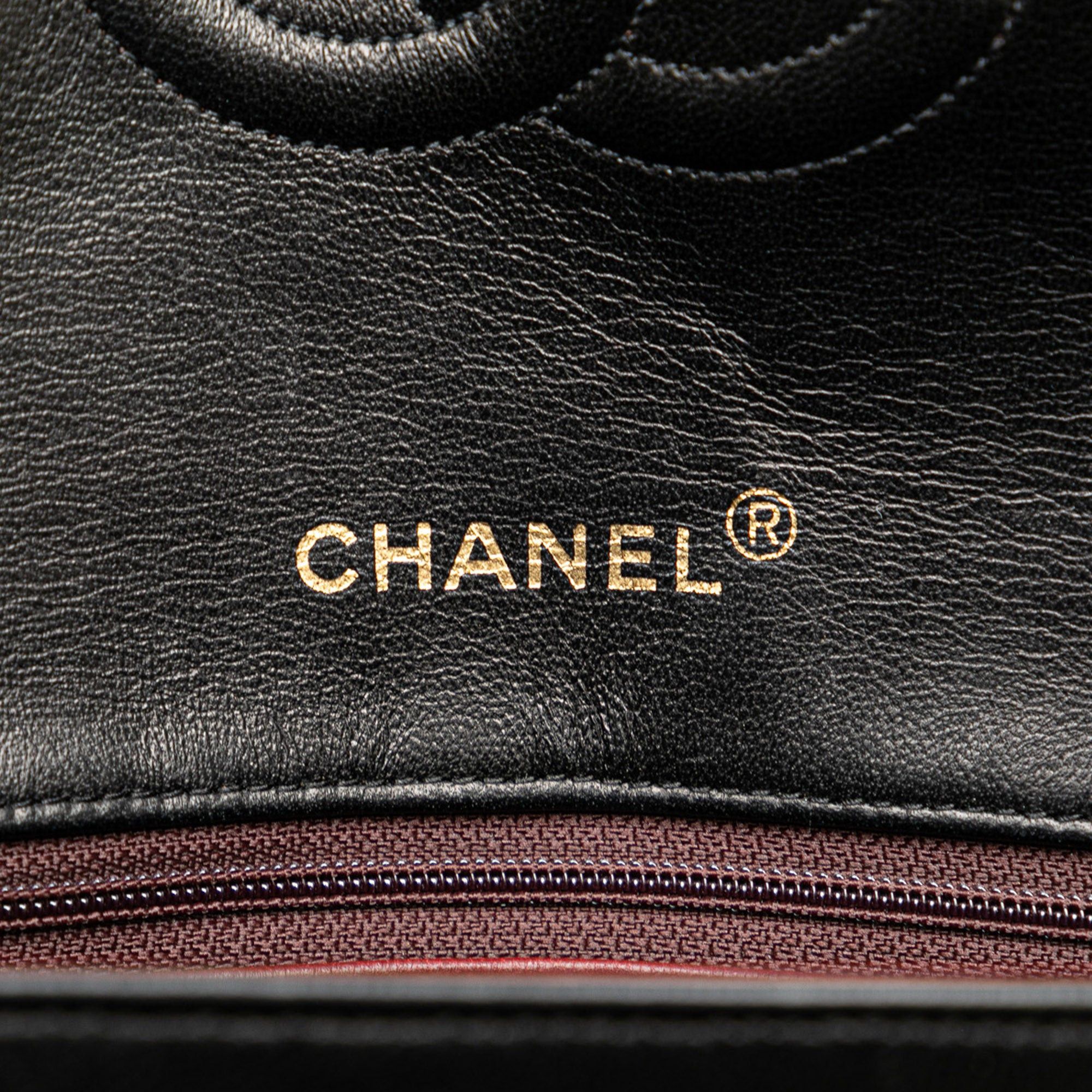 Chanel Chanel CC Bicolor Quilted Lambskin Single Flap Black Size ONE SIZE - 5 Thumbnail