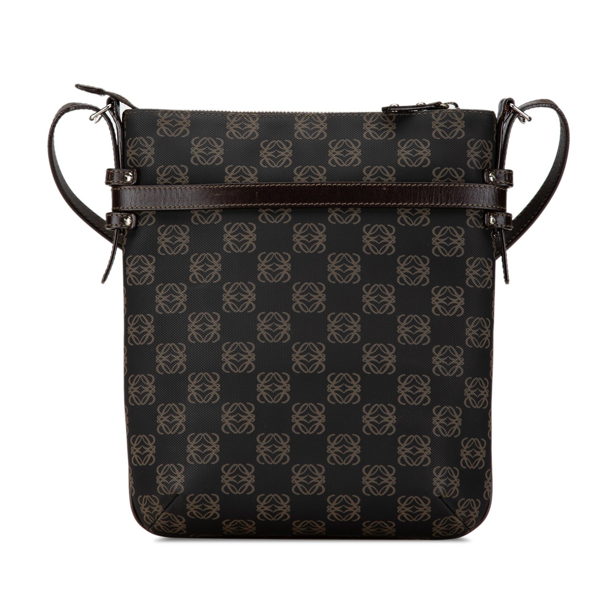 Loewe LOEWE Anagram Canvas Crossbody Black Size ONE SIZE - 3 Thumbnail