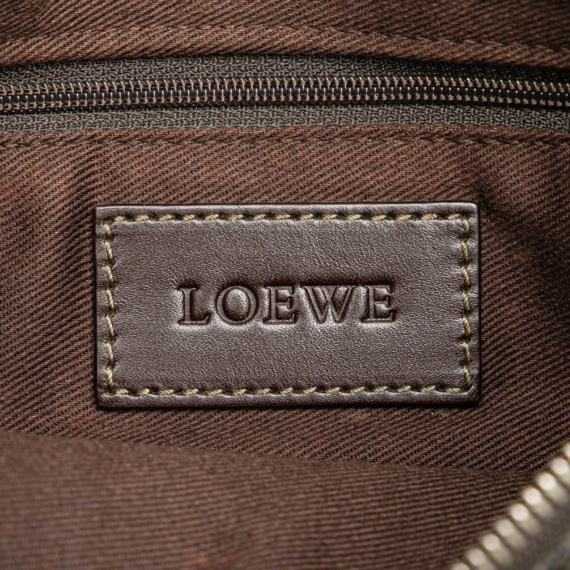 Loewe LOEWE Anagram Canvas Crossbody Black Size ONE SIZE - 7 Thumbnail