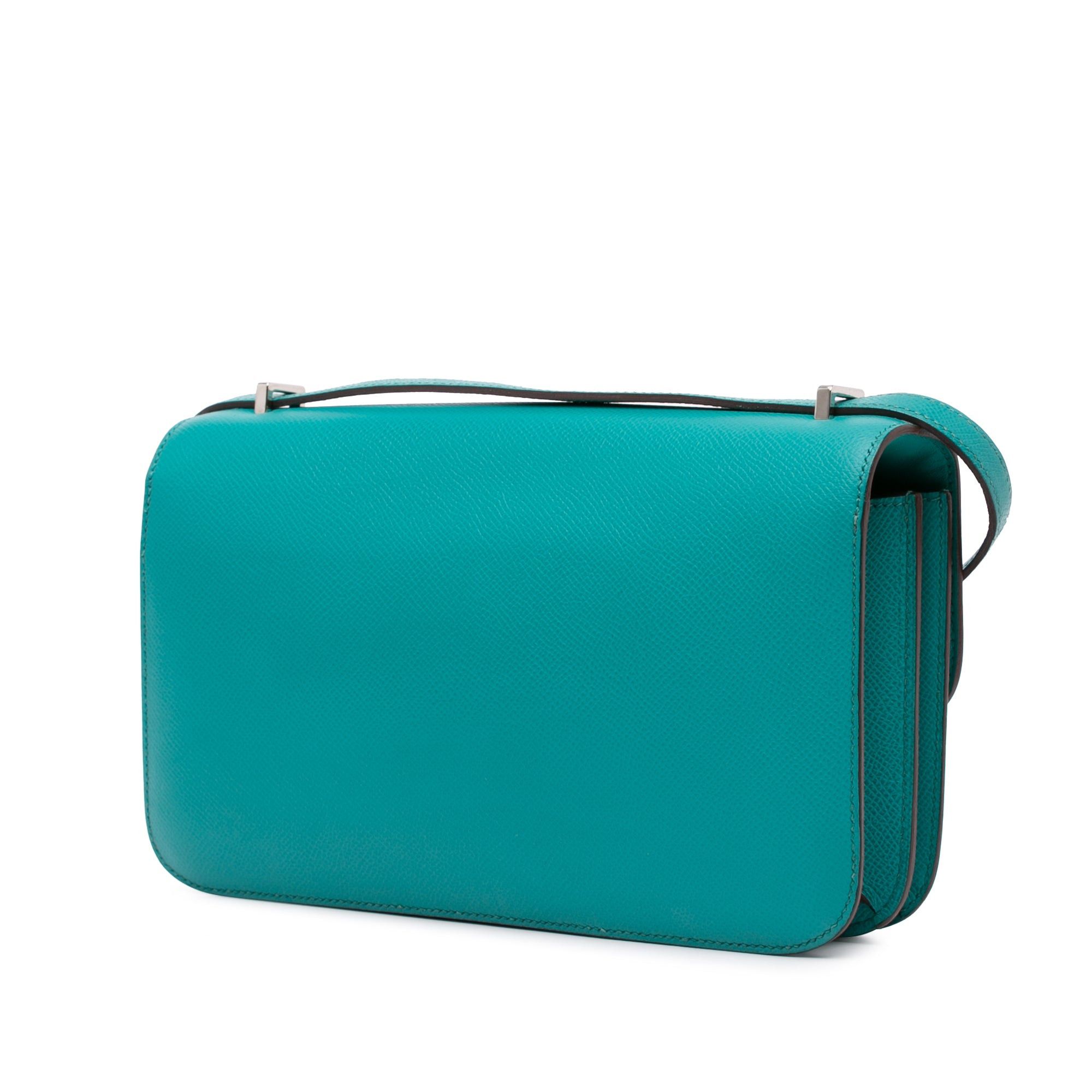 Hermes Hermès Epsom Constance Elan 25 Blue Size ONE SIZE - 2 Thumbnail