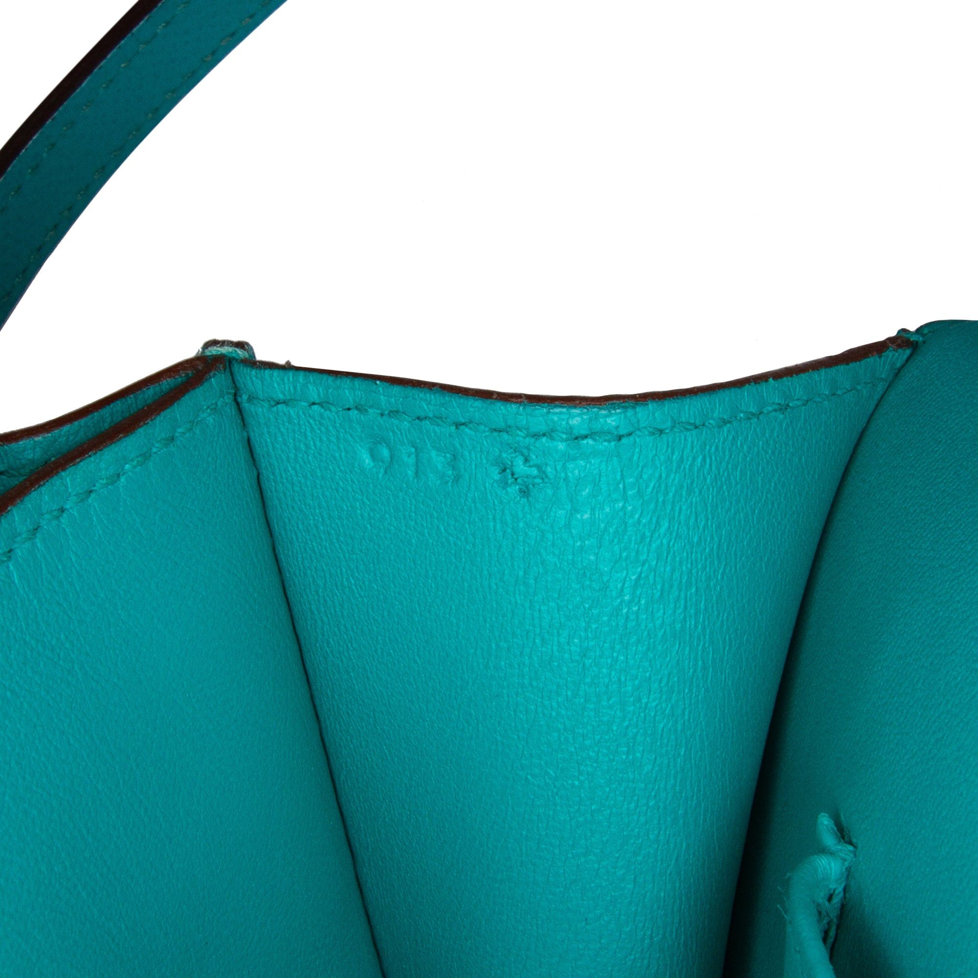 Hermes Hermès Epsom Constance Elan 25 Blue Size ONE SIZE - 7 Thumbnail