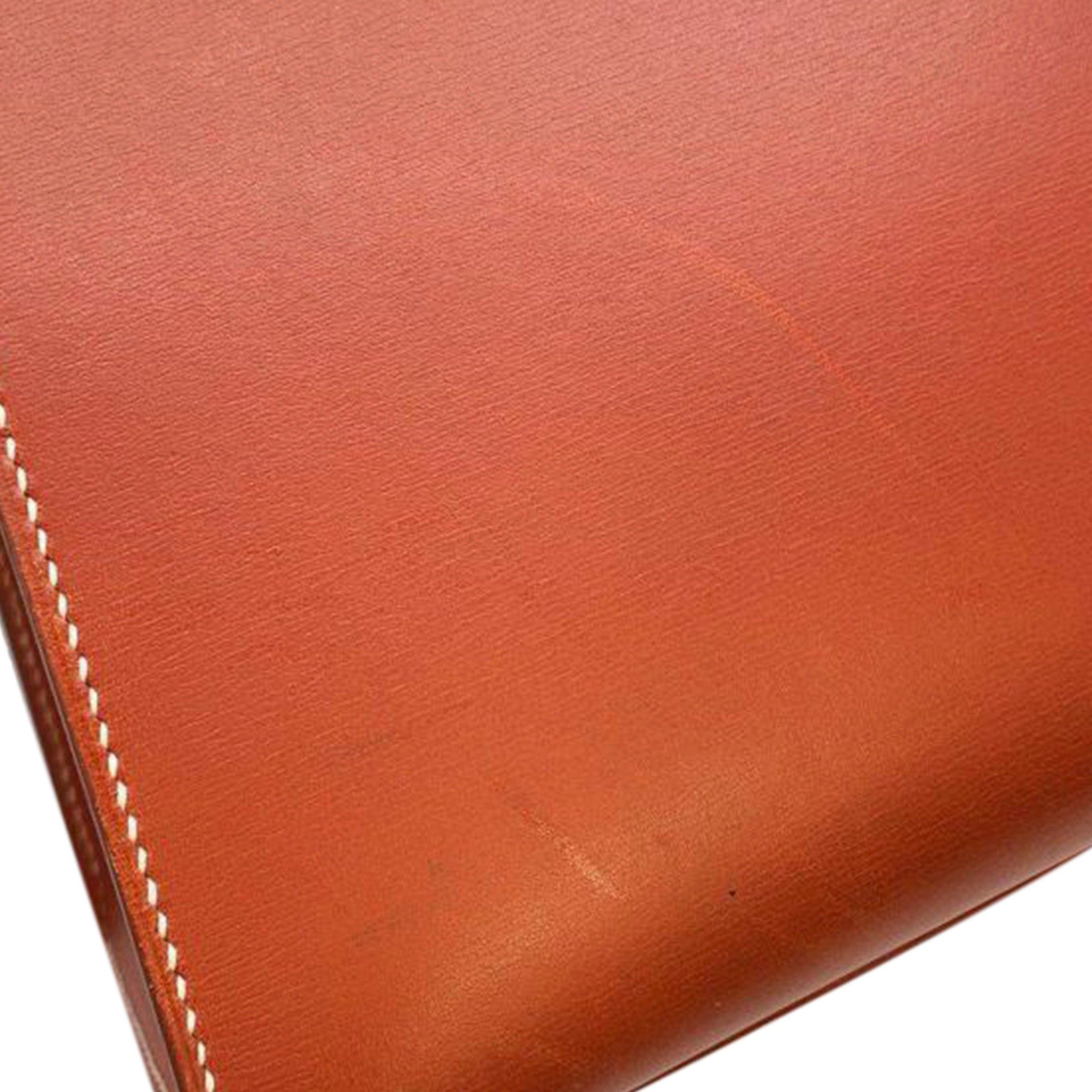 Hermes Hermès Box Calf Kelly Sellier 32 Brown Size ONE SIZE - 9 Thumbnail