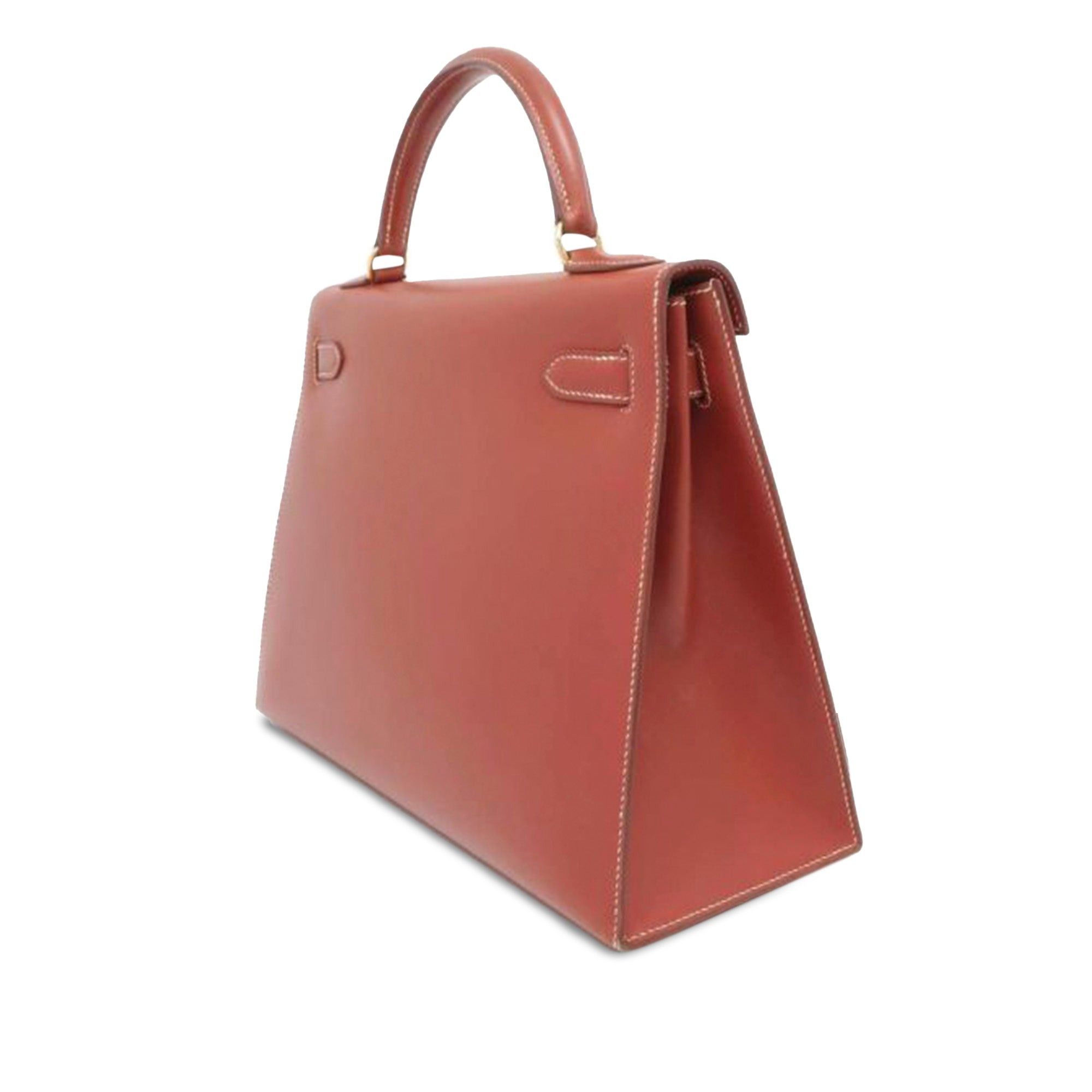 Hermes Hermès Box Calf Kelly Sellier 32 Brown Size ONE SIZE - 2 Thumbnail