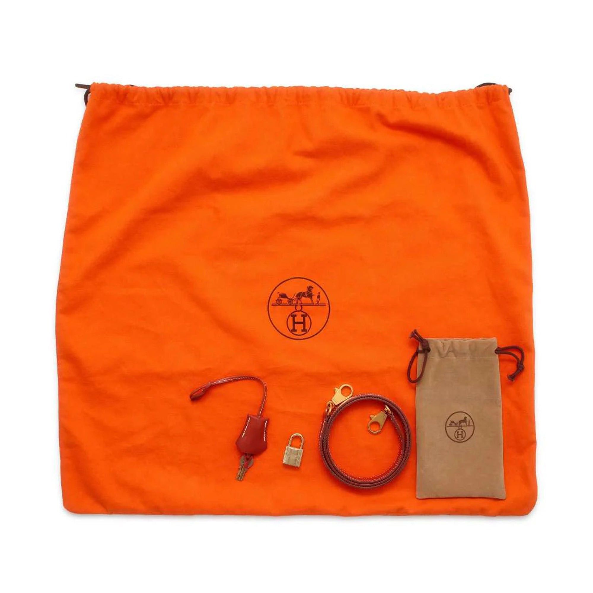 Hermes Hermès Box Calf Kelly Sellier 32 Brown Size ONE SIZE - 14 Thumbnail