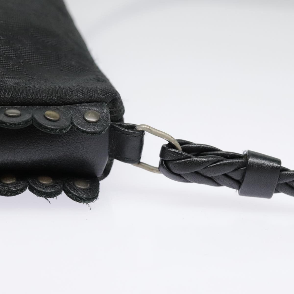 Dior Trotter Black Canvas Shoulder Bag (Pre-Owned) Size ONE SIZE - 13 Thumbnail