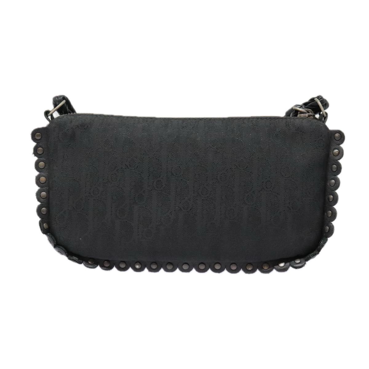 Dior Trotter Black Canvas Shoulder Bag (Pre-Owned) Size ONE SIZE - 2 Thumbnail