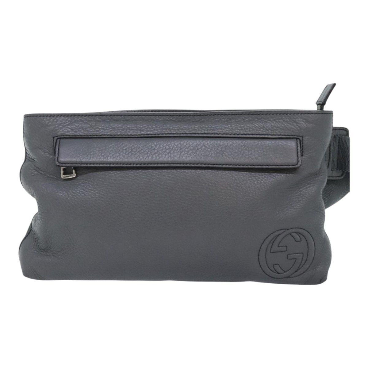 Gucci Soho Grey Leather Shoulder Bag (Pre-Owned) Size ONE SIZE - 2 Thumbnail