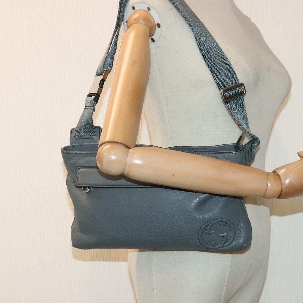 Gucci Soho Grey Leather Shoulder Bag (Pre-Owned) Size ONE SIZE - 14 Thumbnail