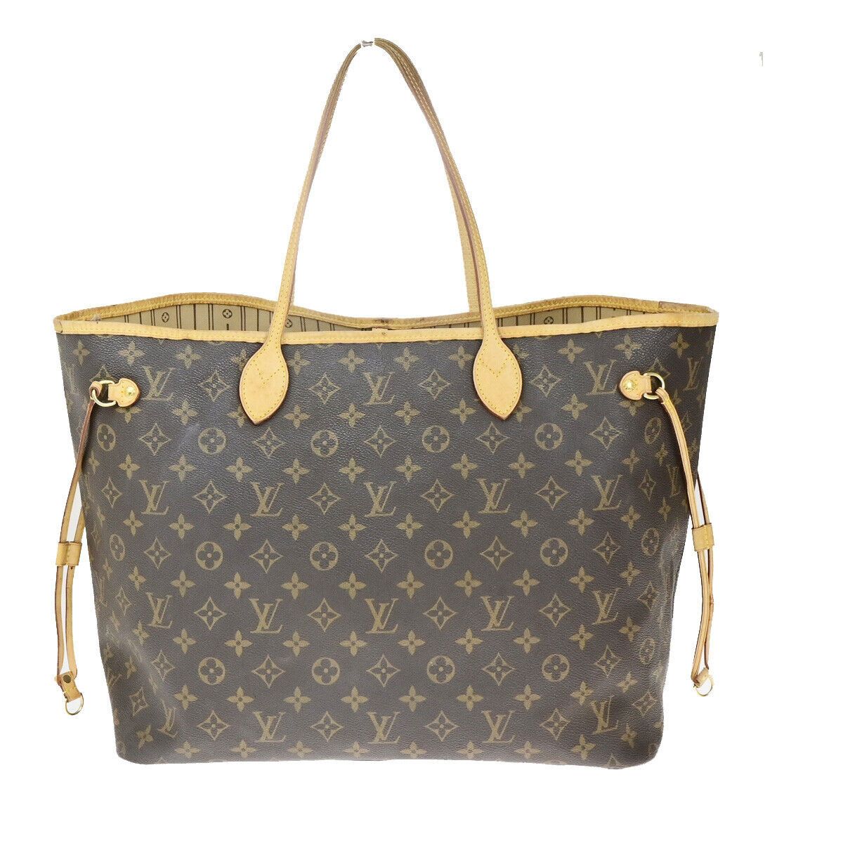 Louis Vuitton Neverfull Gm Brown Canvas Tote Bag (Pre-Owned) Size ONE SIZE - 2 Thumbnail