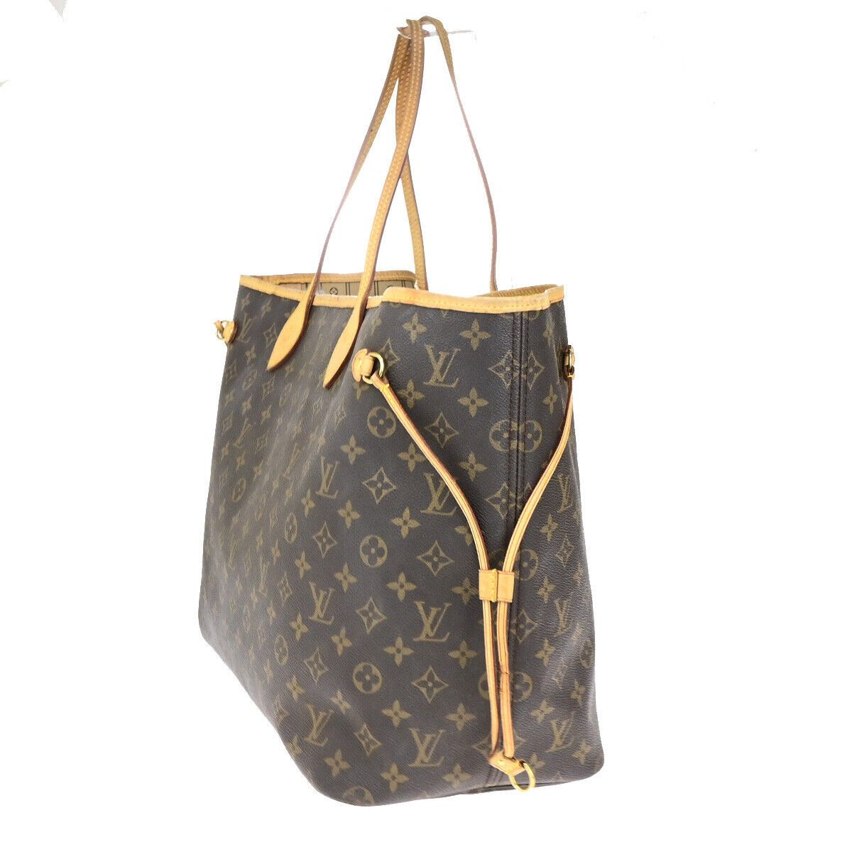 Louis Vuitton Neverfull Gm Brown Canvas Tote Bag (Pre-Owned) Size ONE SIZE - 3 Thumbnail