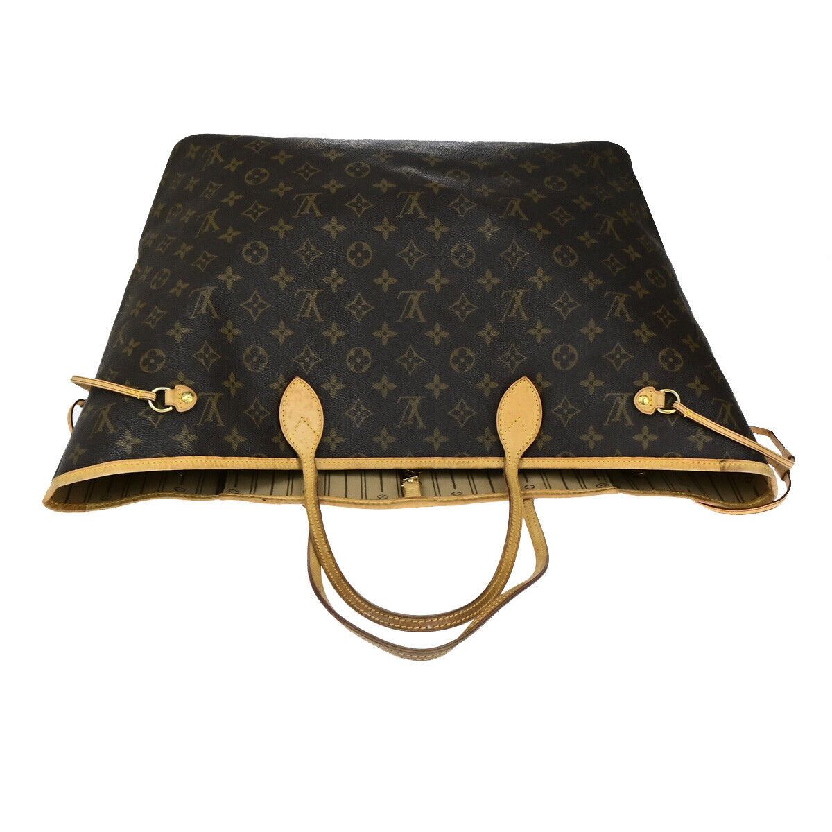 Louis Vuitton Neverfull Gm Brown Canvas Tote Bag (Pre-Owned) Size ONE SIZE - 5 Thumbnail