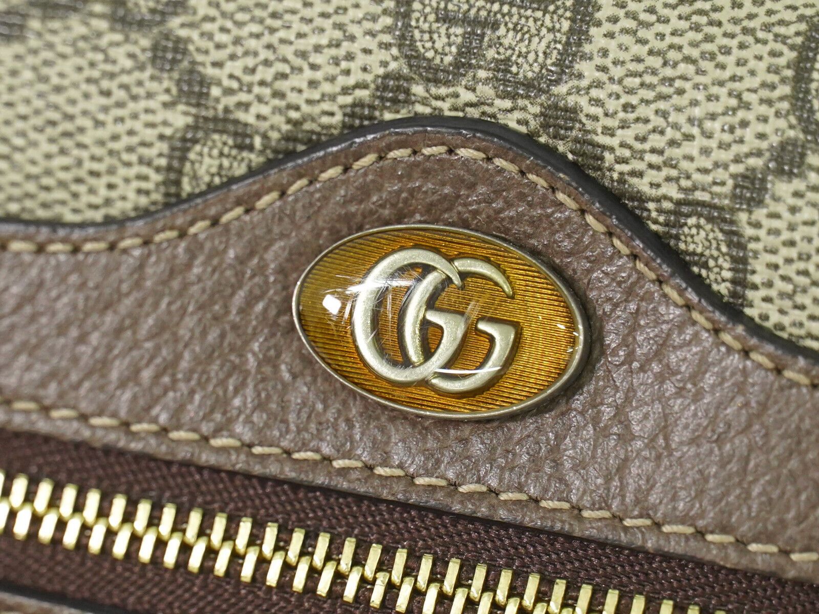 Gucci Ophidia Beige Canvas Shoulder Bag (Pre-Owned) Size ONE SIZE - 15 Thumbnail