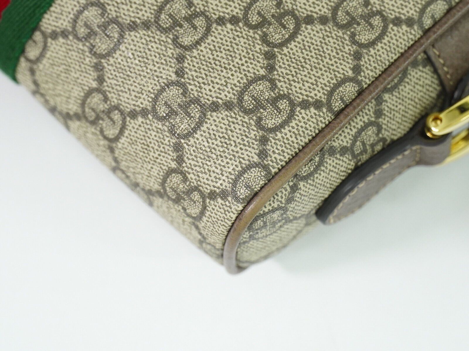 Gucci Ophidia Beige Canvas Shoulder Bag (Pre-Owned) Size ONE SIZE - 6 Thumbnail