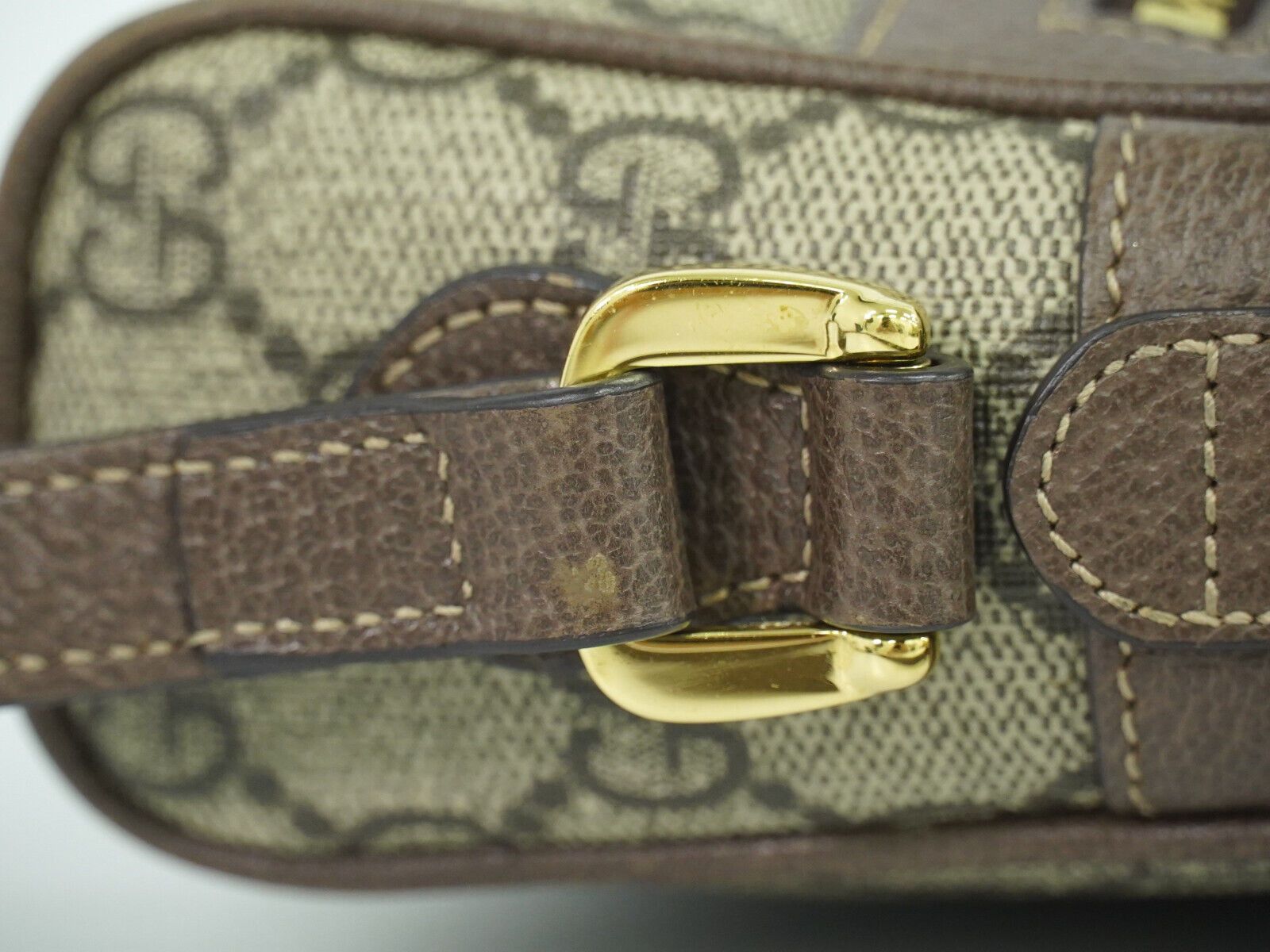 Gucci Ophidia Beige Canvas Shoulder Bag (Pre-Owned) Size ONE SIZE - 10 Thumbnail
