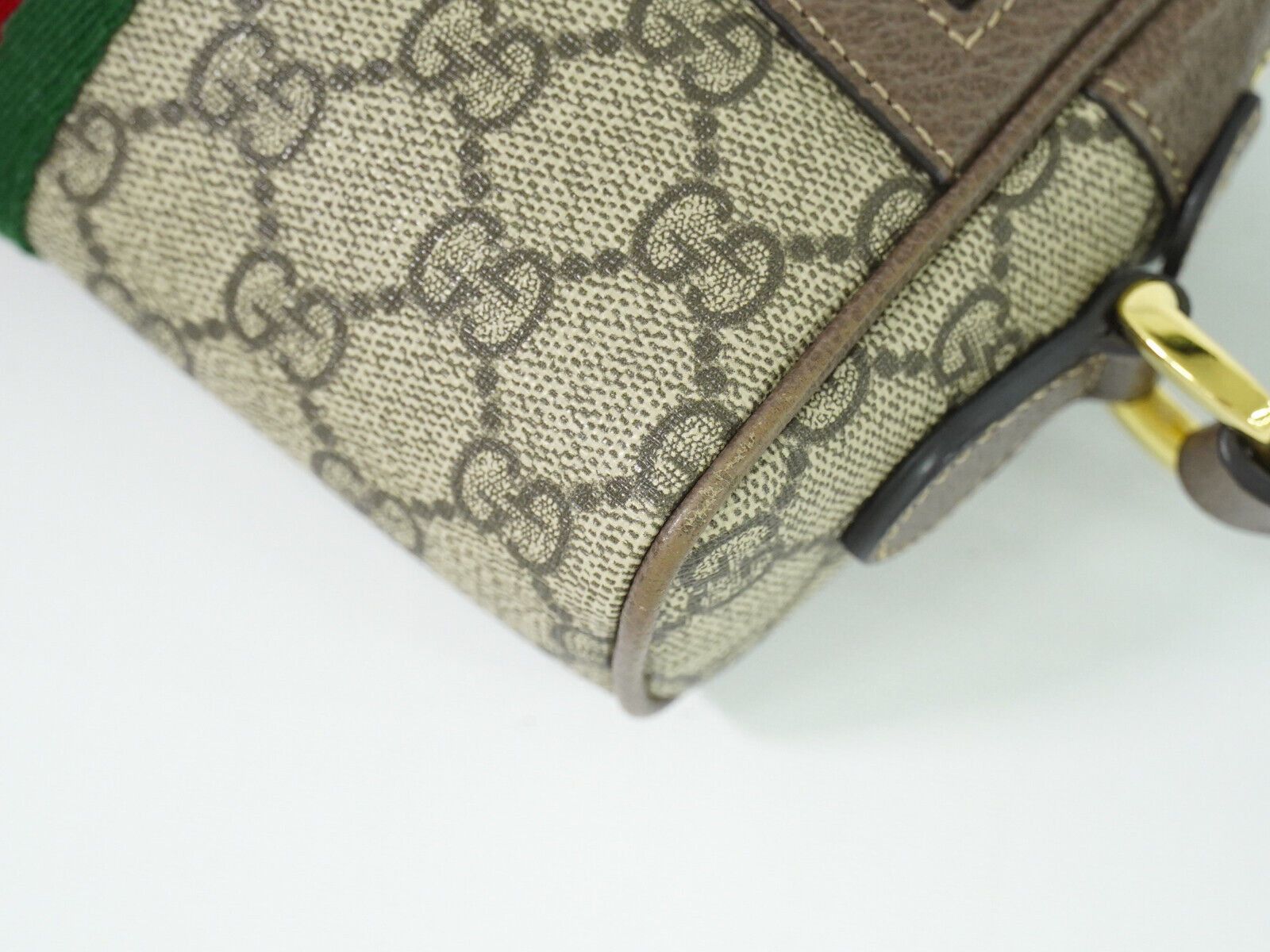 Gucci Ophidia Beige Canvas Shoulder Bag (Pre-Owned) Size ONE SIZE - 8 Thumbnail