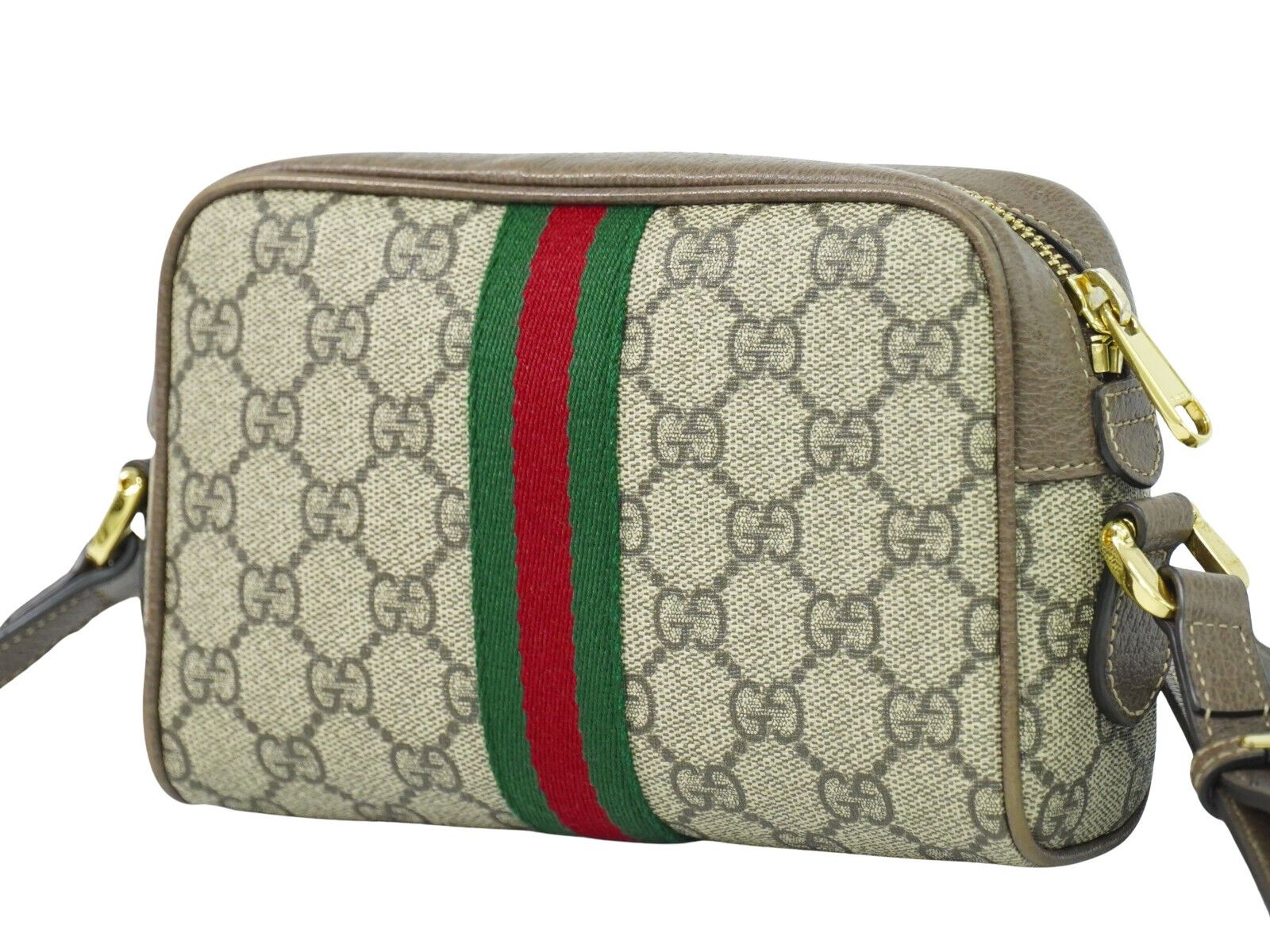 Gucci Ophidia Beige Canvas Shoulder Bag (Pre-Owned) Size ONE SIZE - 2 Thumbnail