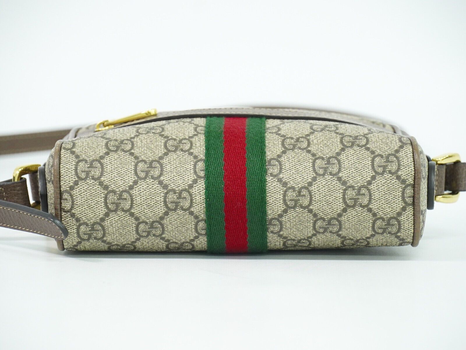 Gucci Ophidia Beige Canvas Shoulder Bag (Pre-Owned) Size ONE SIZE - 3 Thumbnail