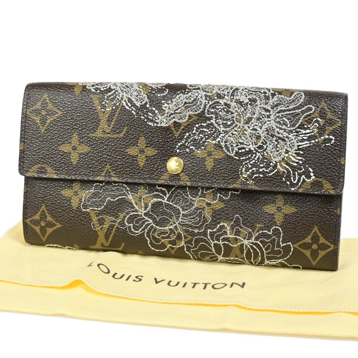 Louis Vuitton Sarah Brown Canvas Wallet (Pre-Owned) Size ONE SIZE - 11 Thumbnail