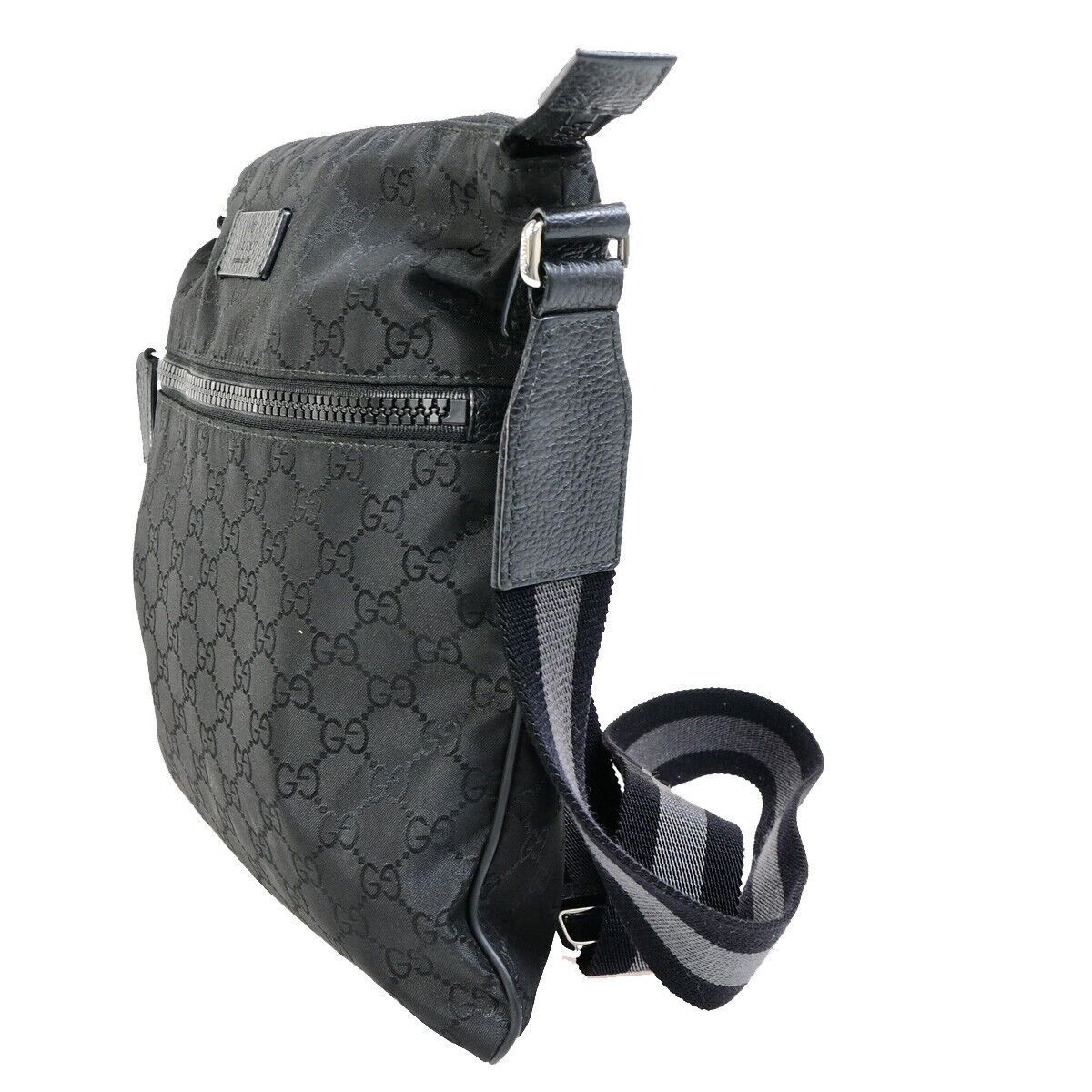 Gucci Gg Canvas Black Canvas Shoulder Bag (Pre-Owned) Size ONE SIZE - 3 Thumbnail