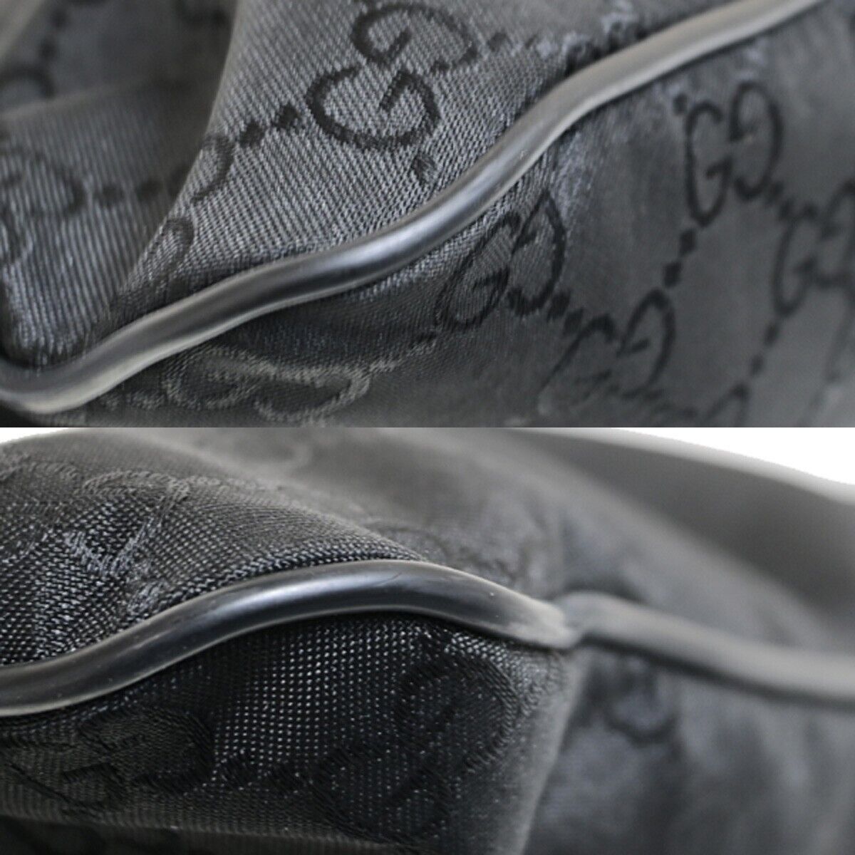 Gucci Gg Canvas Black Canvas Shoulder Bag (Pre-Owned) Size ONE SIZE - 6 Thumbnail