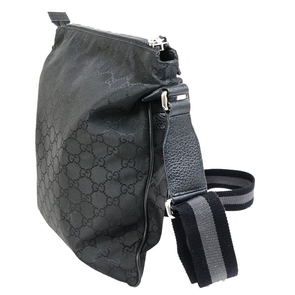 Gucci Gg Canvas Black Canvas Shoulder Bag (Pre-Owned) Size ONE SIZE - 4 Thumbnail