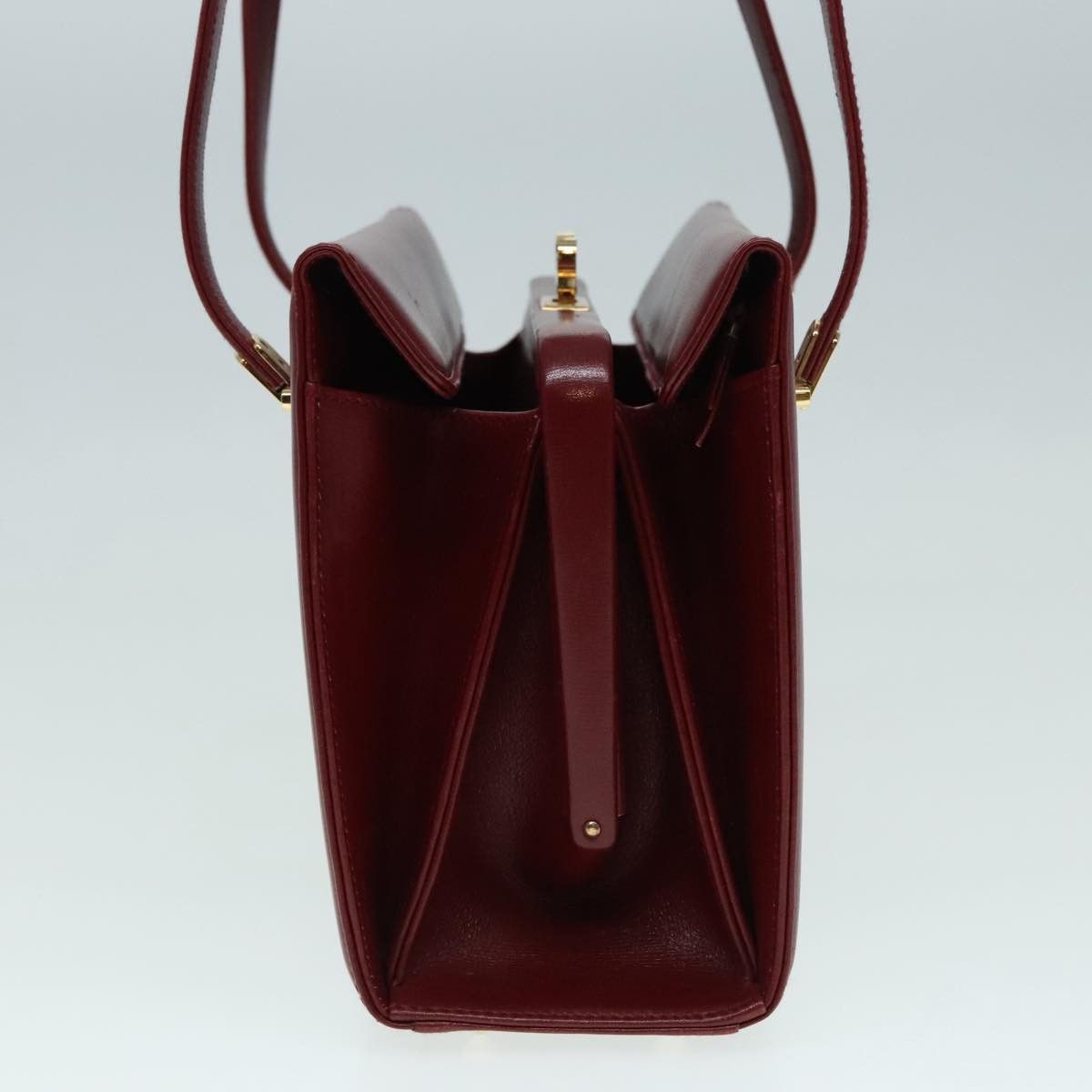 Gucci Red Leather Handbag (Pre-Owned) Size ONE SIZE - 4 Thumbnail