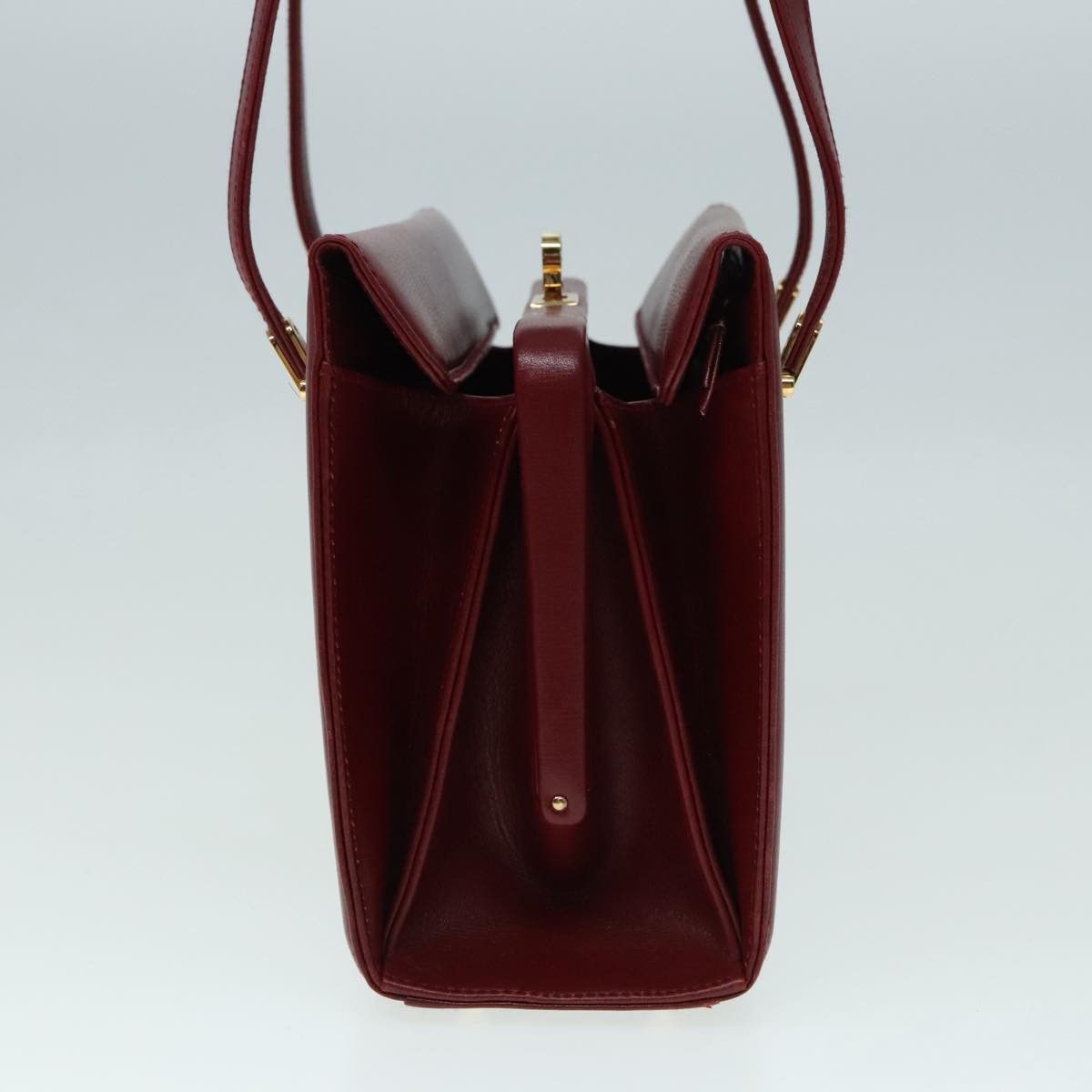 Gucci Red Leather Handbag (Pre-Owned) Size ONE SIZE - 3 Thumbnail